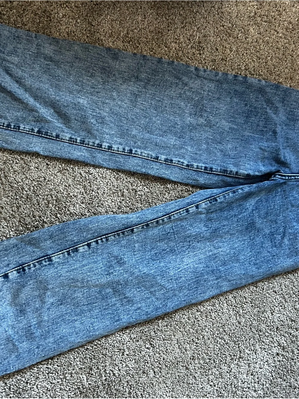 Classic Men's Blue Denim Jeans - Casual Everyday Style